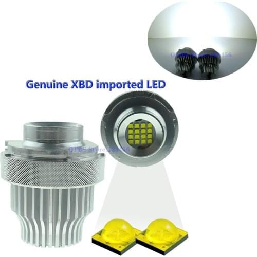 2PCS Angel Eyes LED Marker Lights 160W No Error for BMW 5-Series E60 E61 LCI LED Halo Ring Light Bulb Kits Headlight Car Styling