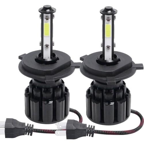 2pcs 18000Lm 55W H4 Hi/Lo Beam H7 9005/HB3 9006/HB4 H11 H8 Auto Led Headlight 6000K White Car Lights 12V COB 4SMD