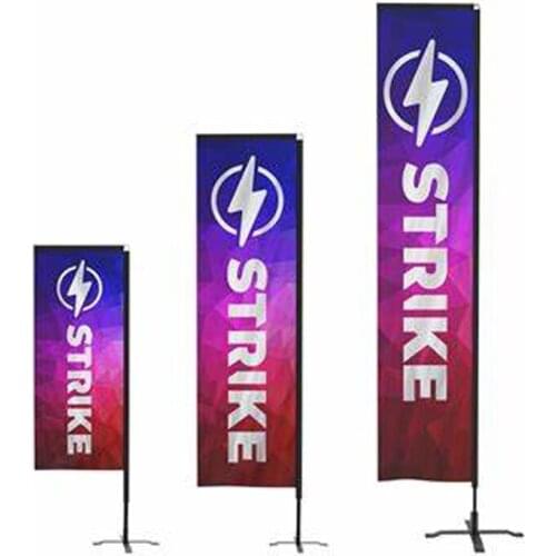 3m Outdoor Rectangular flag Flying Banner Promotion Advertising Polyester Beach Flags flag banner
