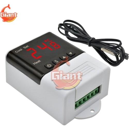 DTC1200 AC 110V 220V Digital Thermostat Temperature Controller NTC Sensor Heating Cooling for Aquarium DTC-1200 Replace STC-1000