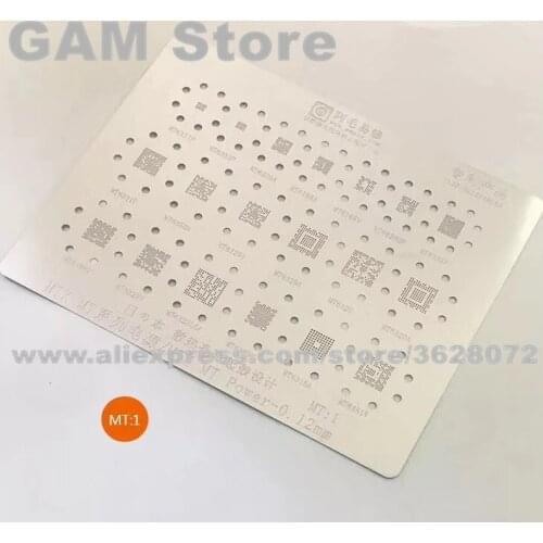 For MT6331P 6339A 6158A 6165V 6350V 6329A 6320 6323GA Power IC Direct Heating Template 0.12mm Thickness Anti Drum-up 3pcs/lot