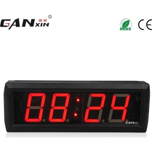 [Ganxin]2.3'' 4 digit 7 segment display Led countdown Clock Digital wall Clock remote timer