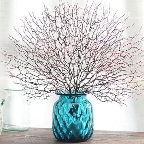 Artificial Coral Branch Fake Tree Branches Dried Plants White Plant Home Wedding Decoration AUG889