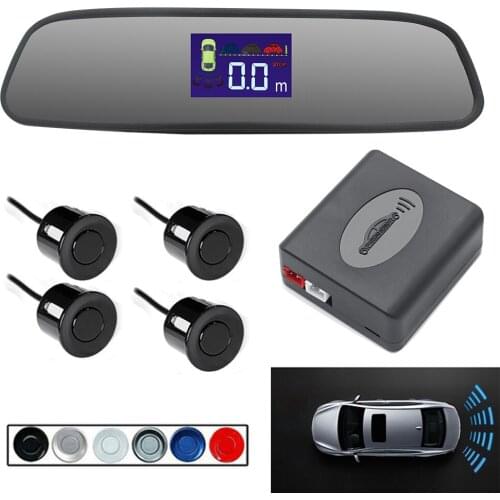 Car Parking Sensor Kit Buzzer / LED / LCD Display Reverse Car Parking Assistance Backup Radar Monitor System 12V 6 Color