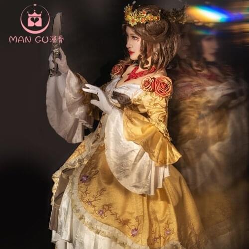 Game Identity V Mary Cosplay Costume Bloody Queen Blood Feast Gorgeous Dinner Tailored Suit Party Role Play Clothing XS-XL