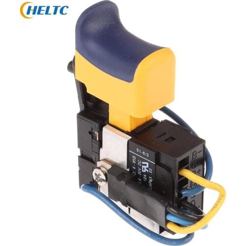 12V Lithium Rechargeable Drill 1pc Hand Drill Brushed DC Motor Speed Switch DC Motor Forward And Reverse Speed Regulating Switch