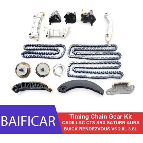 Baificar Brand New Timing Chain Gear Kit AP03 TK3139 For CADILLAC CTS SRX SATURN AURA BUICK RENDEZVOUS V6 2.8L 3.6L 2004-2007