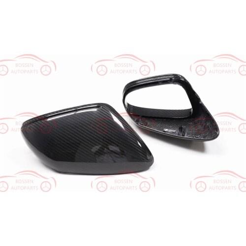 Fit For Porsche 911 992 Taycan 2019 -Up Dry Real Carbon Fiber Door Side Mirror Cover Caps Replacement Style