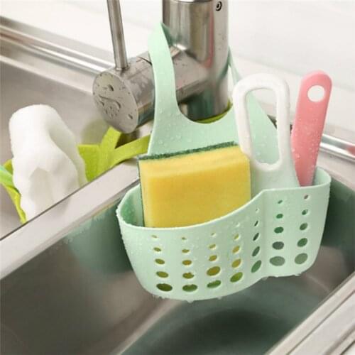 Adjustable Sink Shelf Sponge Drain Rack Bathroom Holder Kitchen Storage Suction Cup Kitchen Organizer Sink kitchen Accessories@1
