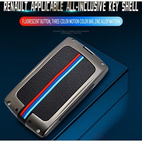 1pcs Rubber Car Key Case Cover Durable Suitable ForRenault Koleos 2017-2019 Kadjar 2016-2020 Megane 2016-2019 Auto Accessories