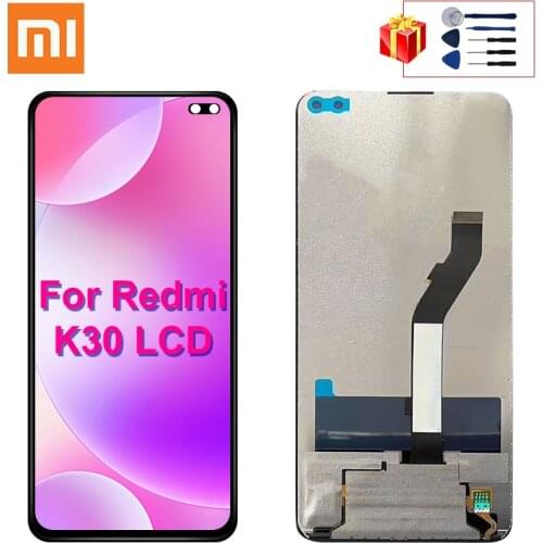 Super AMOLED For Xiaomi Redmi K30 LCD Display Touch Screen Digitizer Assembly Replace Parts For Xiaomi Mi Pocophone X2 Display