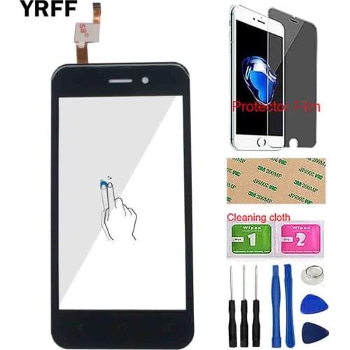 Phone Touch Panel For Fly 5S Touch Screen Digitizer Touch Panel Lens Glass Sensor Repair Part Tools Protector Film