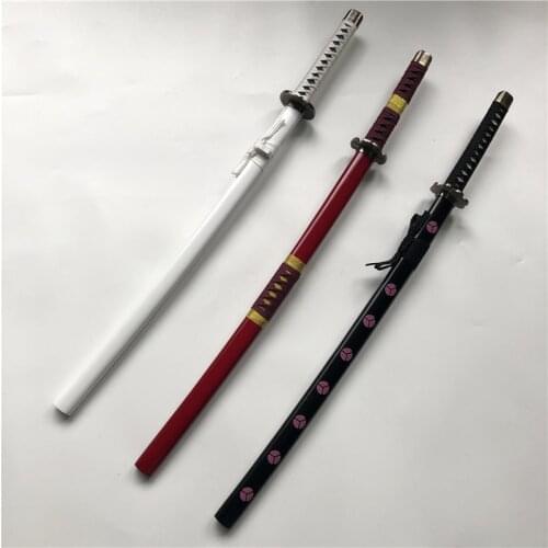 1:1 Cosplay Roronoa Zoro Sword Weapon Anime Armed Katana Espada Wood Ninja Knife Samurai Sword Prop Toys For Teens 100cm