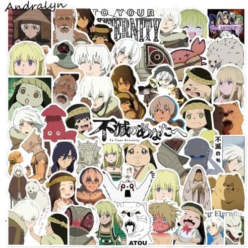 10/50Pcs Japan Anime Funny To Your Eternity Stickers For Motorcycle Skate Bike Laptop Suitcase Gift Toy Mobile Guitar Helmet