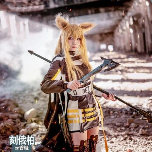 Anime Arknights Ceobe RHODES ISLAND Game Suit New Operator Version 2.0 Uniform Cosplay Costume Halloween Women FreeShipping 2020