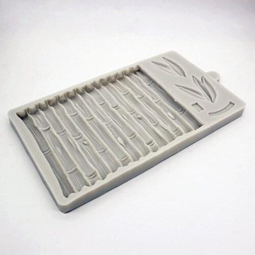 Bamboo chocolate molded sugar molded cake outer decorative molded silicone molds P851