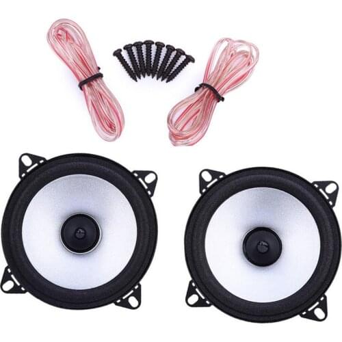 1 Pair 4 inch promotion high quality factory price 2x60W Car Speaker Automotive Car Full Range foam rubber edge Speakers