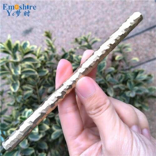 Emoshire Retro Handmade Bronze Pen Signature Personality EDC Couple Student Gift for Boys Luxury Golden Roller Ball Pen P330