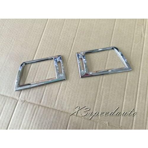 Free Shipping Chromed Air Conditioning Side Vent Fender Trim For Subaru Outback 2015-2017 (A TYPE)