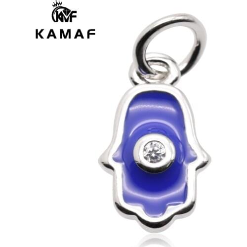 KAMAF High Quality Gold Fatima Palm Pendant in 10/Pack 12mm * 7mm DIY Necklace