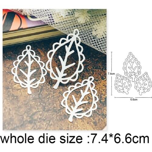 Lace Leaf Border Metal Cutting Dies Stencils For DIY dies Scrapbooking Embossing Dies Cuts Paper Card Making Craft dies new 2020