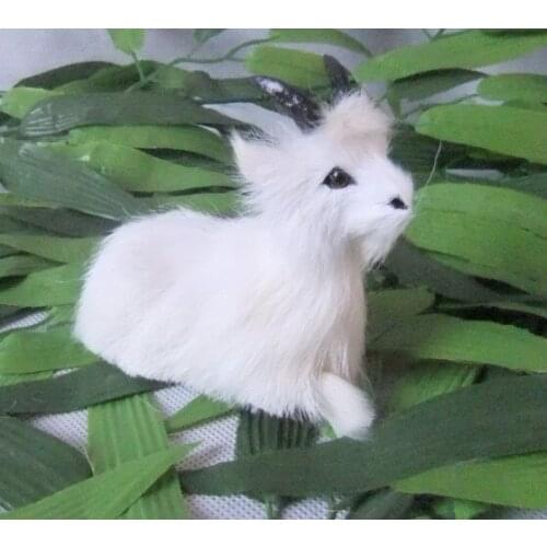 Mini cute simulation sheep toy polyethylene & fur lovely lying sheep gift about 12x9cm117