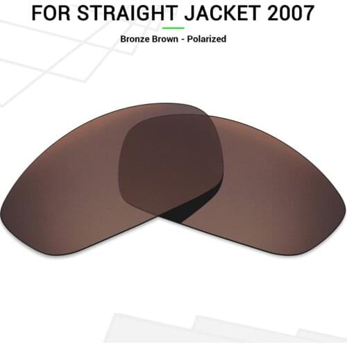 Mryok POLARIZED Replacement Lenses for Oakley Straight Jacket 2007 Sunglasses Bronze Brown