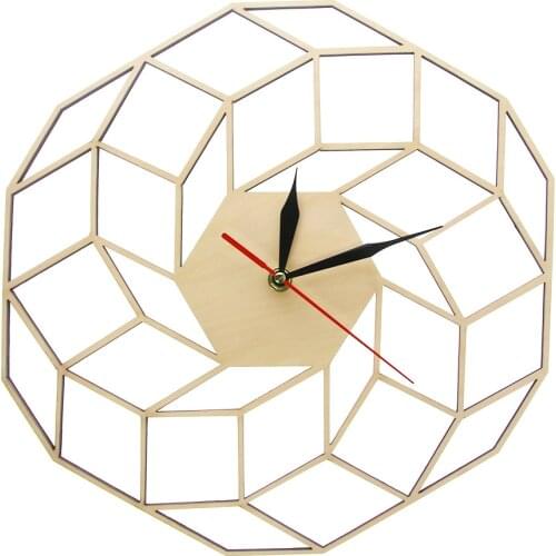 Modern Bohemian Dream Catcher Wall Hanging Watch Clock Dreamcatcher Nursery New Home Gift Silent Wooden Clock Decoration