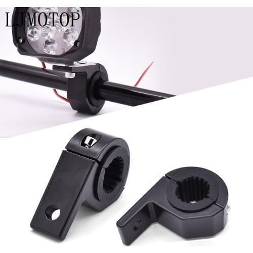 Newest Motorcycle LED Headlight Clamps Brackets Tube Clamp Mount Kit For SUZUKI TL1000 R/S DL650/V-STROM GSR600 GSXR1000