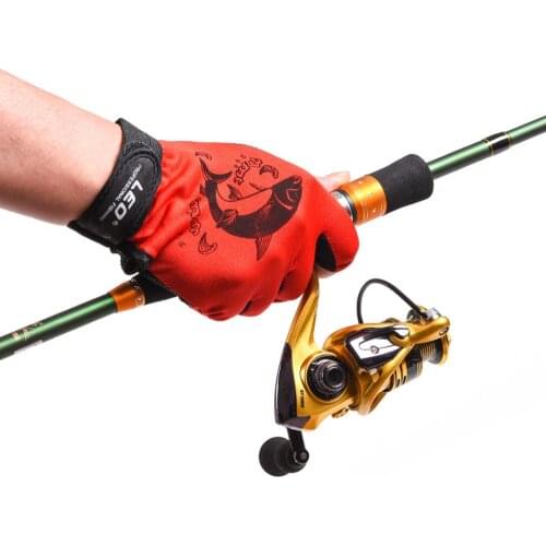 Fishing Gloves 3 Fingers Cut Gloves Fingerless Gloves Breathable Outdoor Protection Casting Fishing Apparel Tools Outdoor Gear