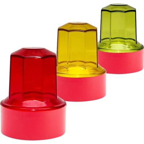 Plastic ABS Transparent Seal Holder Stamp Box B8051 Plastic Colorful Stamp Box for Single Seal Storage