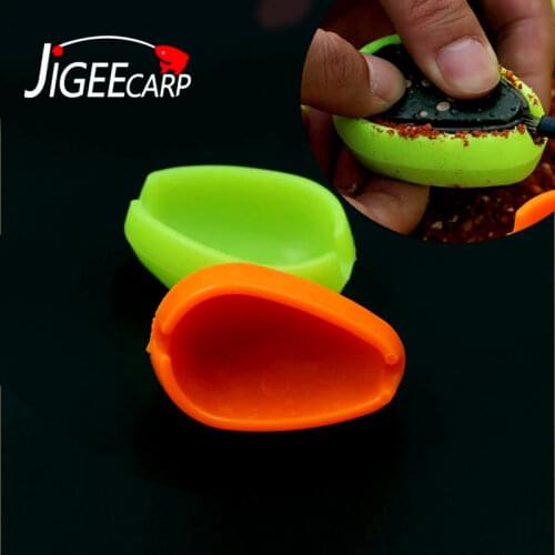 JIGEECARP 1PC Carp Fishing Inline Method Mould Carp Bait Feeding Form Tool Quick Durable Plastic Fishing Feeder Bait Mould Tool