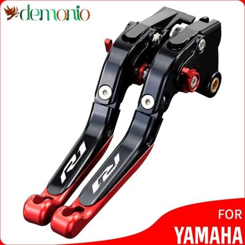 Adjustable Foldable Extendable Motorbike Brakes Clutch Levers for Yamaha YZF R1 2009 2010 2011 2012 2013 2014 YZF-R1 YZFR1