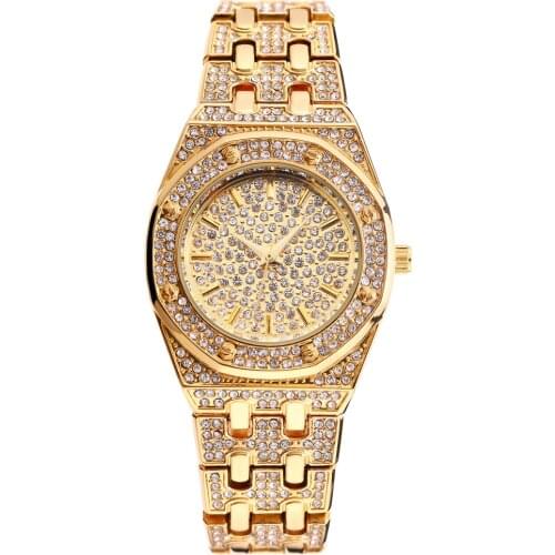 Luxury Full Stones Diamond Women Watch Quartz Bling Ice out Watch for Women Ladies Dress Wrist Watches montre femme relogio