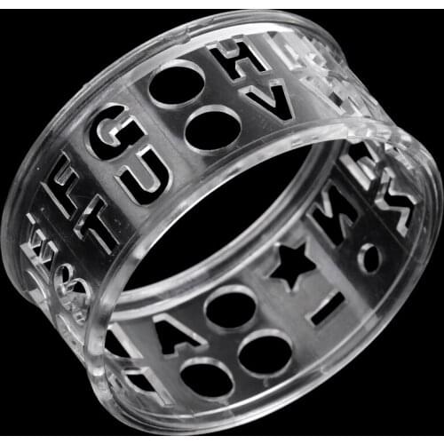 Letter Pattern Golf Ball Liner Marker Template Drawing Alignment Tool Gadget