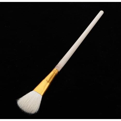 Dedicated Wood Handle Brush Soft Hair Sweep Mop Gold Leaf Gilding Duster