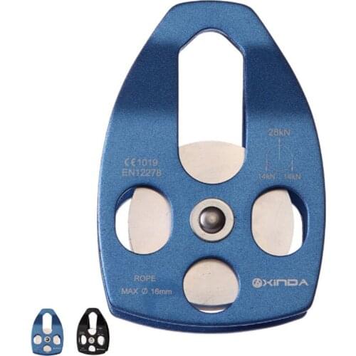 P134 Outdoor mountaineering rescue large pulley hoisting pulley speed drop expansion transport high altitude pulley