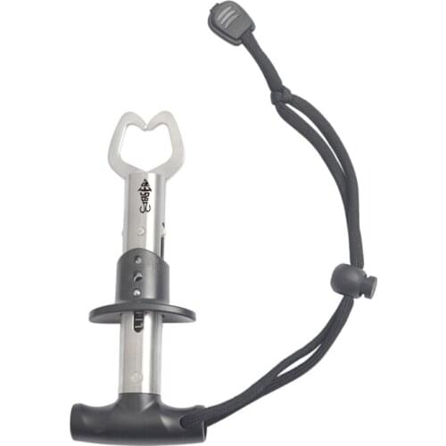 107g Durable Stainless Steel Fish Grip ABS Handle Large Fish Lip Control Fishing Gripper Tool Carp Fishing Clamp