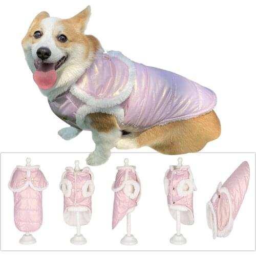 Winter Pet Dog Clothes French Bulldog Pet Warm Jacket Coat Waterproof Dog Clothing Outfit Vest For Small Medium Large Dogs