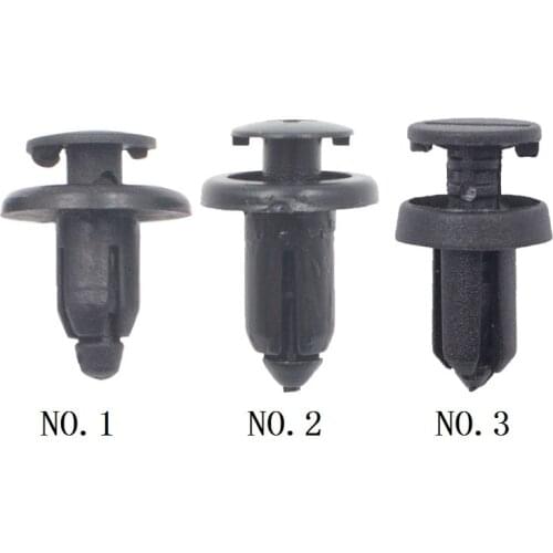 30Pcs Push Type in 6mm 7mm Expansion Plastic rivet For Toyota Auto Vehicle Bumper Door Trim Panel Retainer Fastener Clips