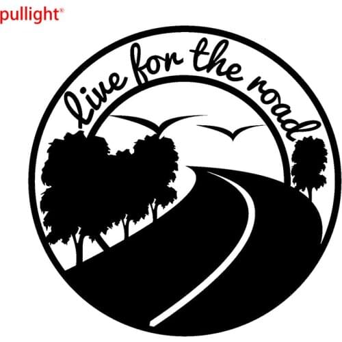 Live For The Road Travelling Car Stickers Touring Adventure stickers accessories Laptop Car Vinyl Decal auto accessories