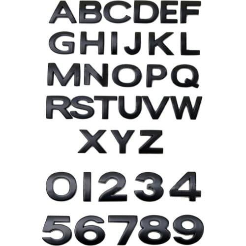 Car 3D letter car sticker DIY motorcycle trunk body decoration car sticker