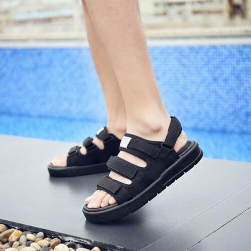 Large New Style Beach Shoes Trendy Sports Sandals Youth Fashion All-match Beach Sandals Mens Sandals