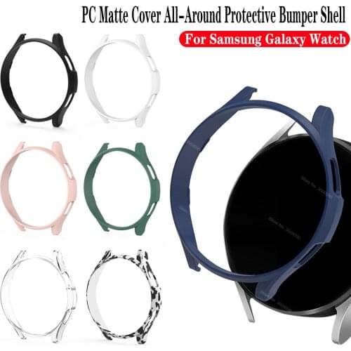 Watch Case For Samsung Galaxy Watch 4 40mm 44mm Matte PC All-around Anti-fall Cover For Galaxy Watch4 Classic Accessories