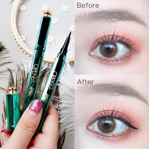 Black Waterproof Eyeliner Makeup Long Lasting Eye Liner Pen Pencil Quick-drying Eyeliner Liquid Eye Pencil Cosmetic Beauty Tools