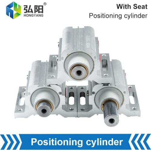 1PCS Automatic Loading And Unloading Positioning Cylinder Compressed Air With Seat Cylinder Stroke 30mm Pneumatic Components