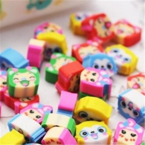 DL Korean stationery hot creative fruit modeling eraser learning articles holesale price office & school stationery Exquisite