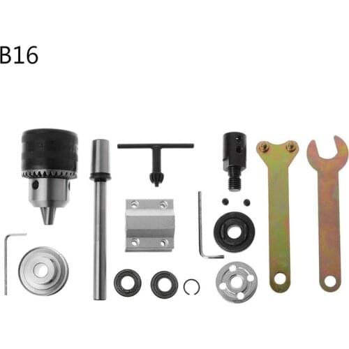 JTO/B10/B12/B16 Electric Drill No Power Spindle Assembly DIY Woodworking Cutting Grinding Small Lathe Trimming Belt Drill Chuck