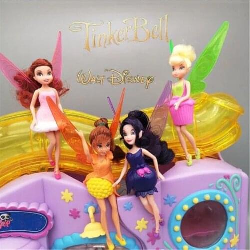 Disney Tinkerbell Flower Fairy figure Princess Action Figures Anime Figurine Toys For Children Gifts