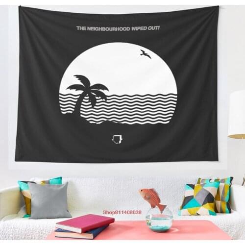 Wiped Out The Neighbourhood tapestry Coverlet Curtain Blanket Bedding Sheet Towel Throw Window Curtain Tapestries